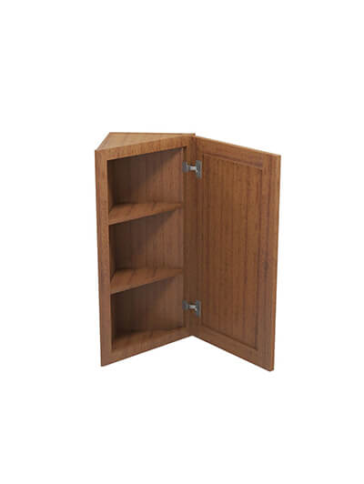 PR-AW30: Petit Brown Shaker 30″ Angled Wall End Cabinet
