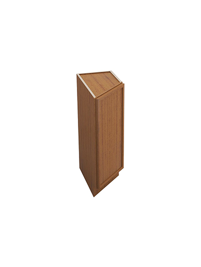 Petit Brown Shaker Btc12r Angle Base End Cabinet Closed