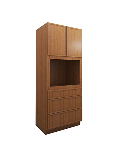 Petit Brown Shaker Oc3384b Oven Cabinet Closed