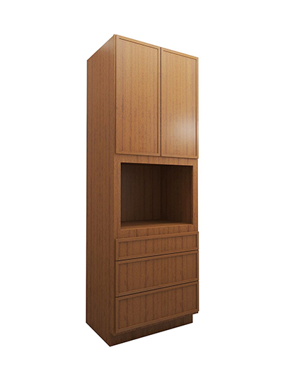 Petit Brown Shaker Oc3396b Oven Cabinet Closed
