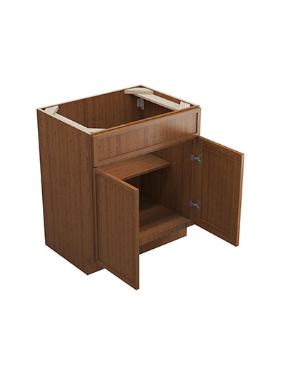 PR-S3021B-34-1/2″: Petit Brown Shaker 30″ Sink Base Vanity