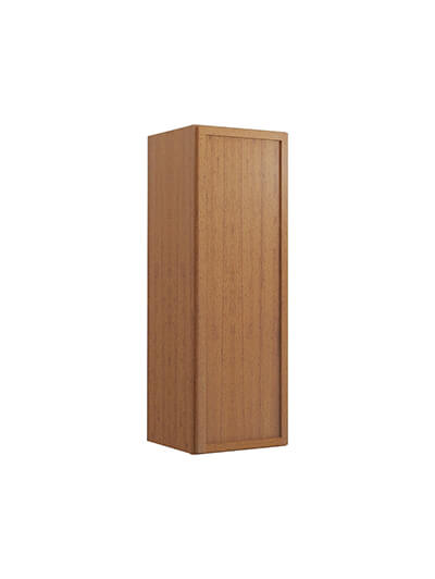 Petit Brown Shaker W1236 Wall Cabinet Closed