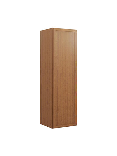 Petit Brown Shaker W1242 Wall Cabinet Closed
