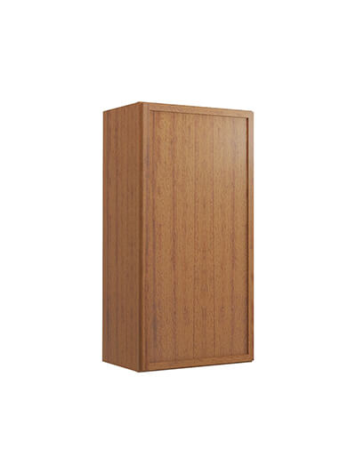 Petit Brown Shaker W1836 Wall Cabinet Closed