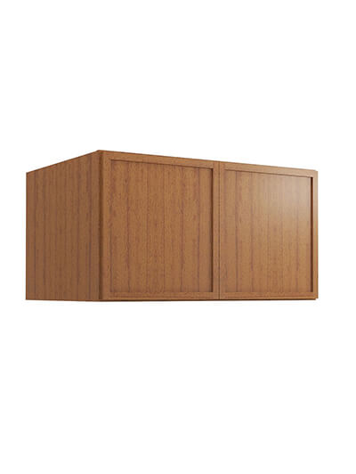 Petit Brown Shaker W331824b Refrigerator Wall Cabinet Closed