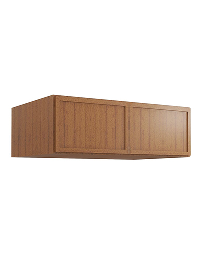 Petit Brown Shaker W361224b Refrigerator Wall Cabinet Closed