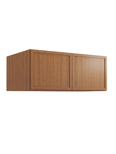 Petit Brown Shaker W361524b Refrigerator Wall Cabinet Closed
