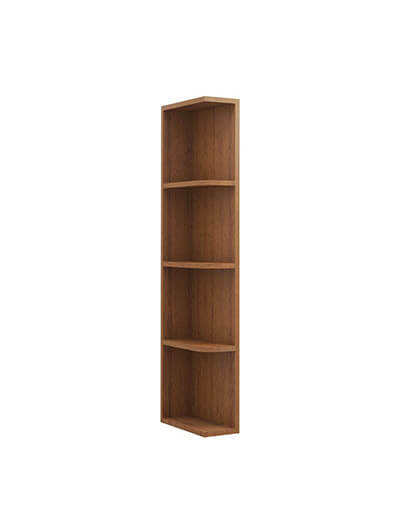 PR-WES542: Petit Brown Shaker 5″ Knick Knack Wall Shelf