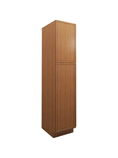Petit Brown Shaker Wp1884 Double Door Pantry Cabinet Closed