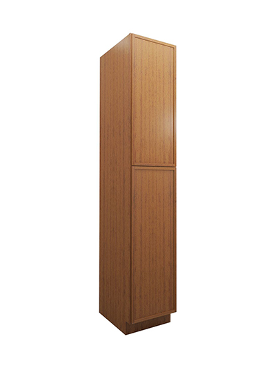 Petit Brown Shaker Wp1896 Double Door Pantry Cabinet Closed