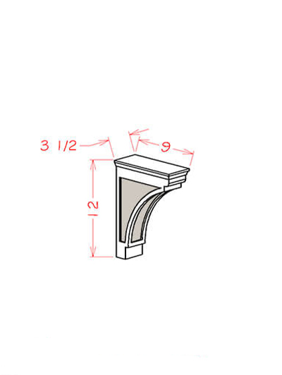 SU-MCB: Ready-to-Finish Shaker Corbel