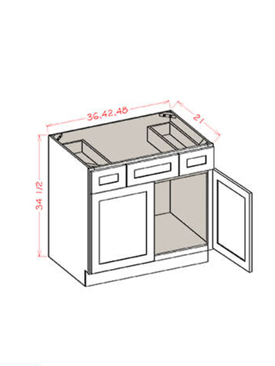 HE-VSD48: Haven Ember 48″ Vanity Combo Base
