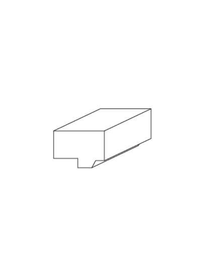 AH-SLRM8: Homestead Oak Shaker Light Rail Molding