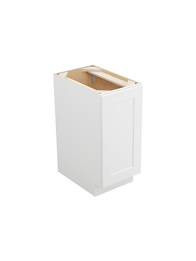Shaker White B15fh Single Door Base Closed