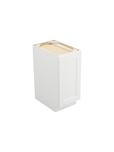 Shaker White B15fhtd Full Height Door Tray Divider Base Closed
