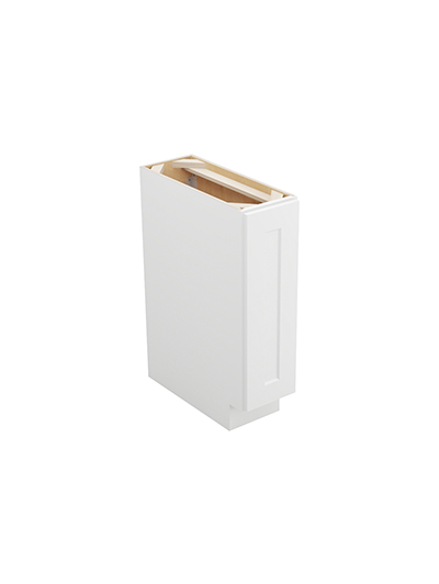 Shaker White Bt9 Single Door Base Closed