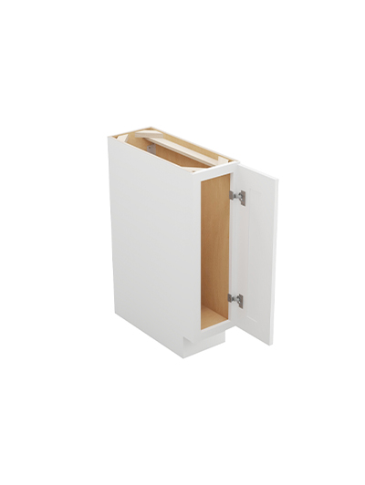 WS-BT9: Shaker White 9″ Single Door Base Cabinet
