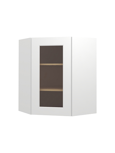Shaker White Dcw2430gd Diagonal Glass Door Wall Closed