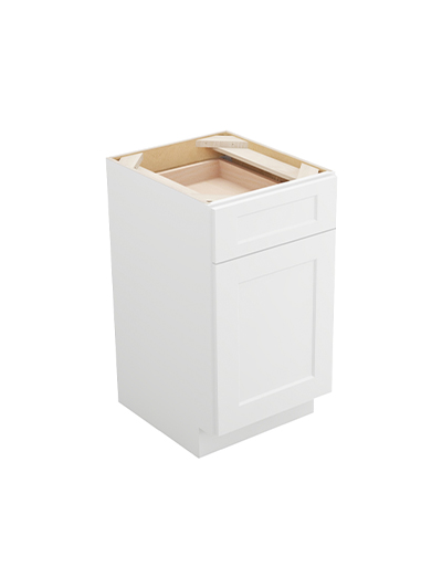 Shaker White Dfb18 Drawer File Base Closed
