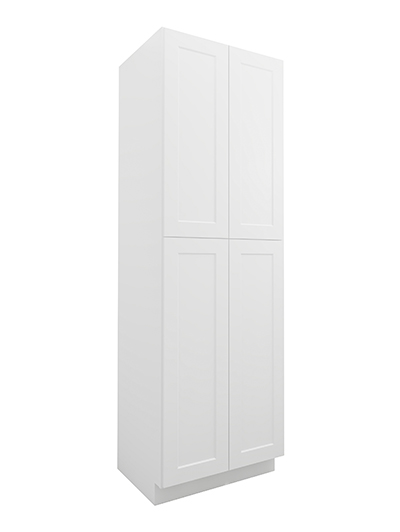 Shaker White U309624 Utility Cabinet Four Doors