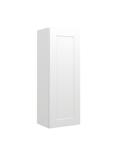 Shaker White W1542 Single Door Wall Closed