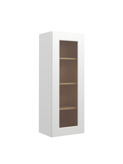 Shaker White W1542gd Glass Door Wall Closed