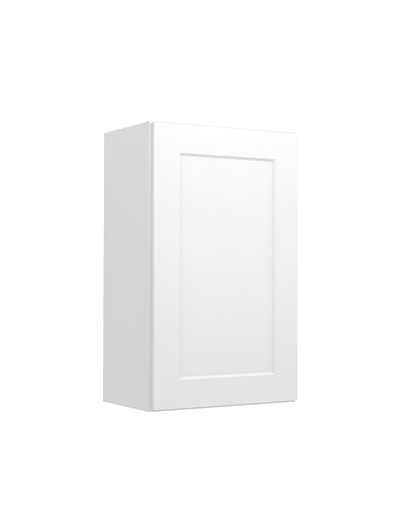 Shaker White W2130 Single Door Wall Closed