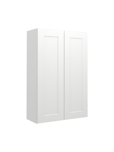 Shaker White W2742 Wall Cabinet Closed