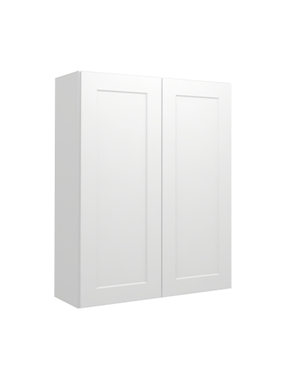 Shaker White W3342 Wall Cabinet Closed