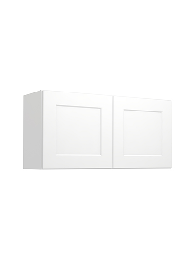 Shaker White W3618 Bridge Cabinet Closed