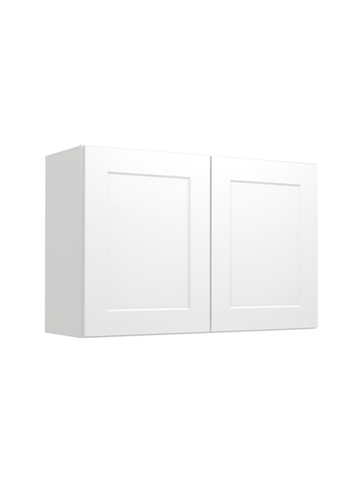 Shaker White W3624 Bridge Cabinet Closed