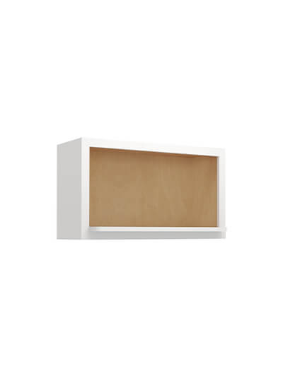 WS-WMS3018: Shaker White Wall Microwave Cabinet Kit