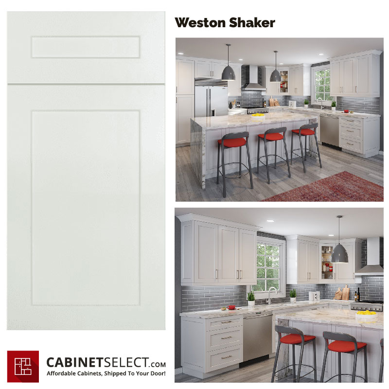 Weston Shaker Kitchen Cabinet Line