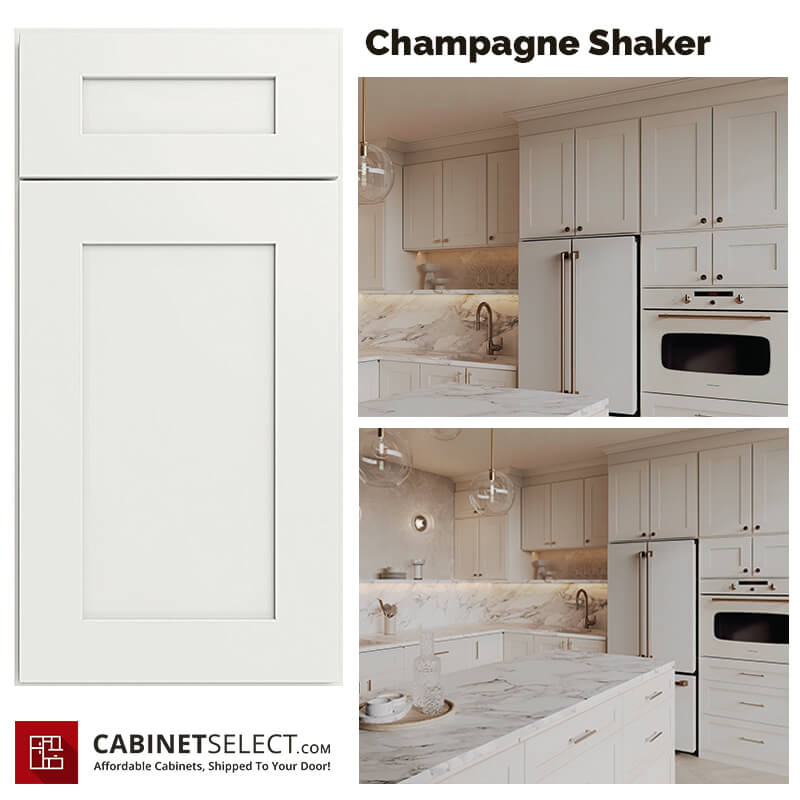 Champagne Shaker Matrix Cabinetry Cabinetselect | CabinetSelect