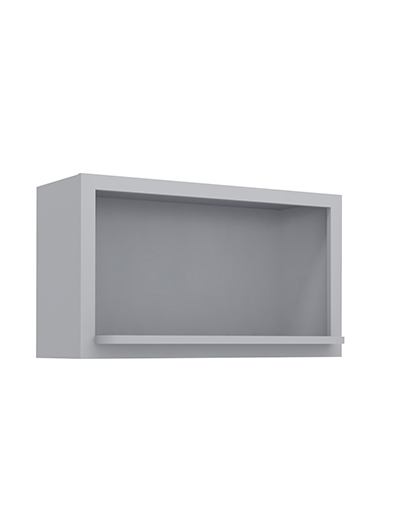 Lait Grey Shaker 30 in. W x 12 in. D x 18 in. H Microwave Wall Cabinet