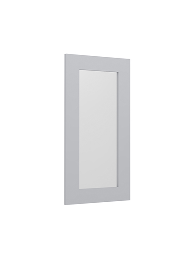 15 in. W x 30 in. H Glass Door – Lait Grey Shaker