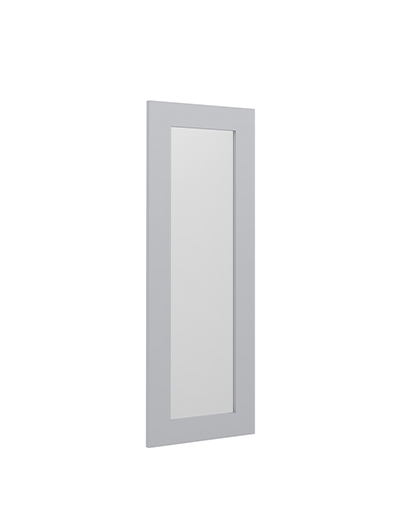 15 in. W x 42 in. H Glass Door – Lait Grey Shaker