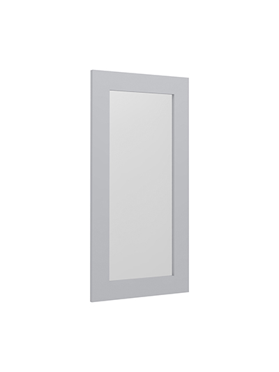 18 in. W x 36 in. H Glass Door – Lait Grey Shaker