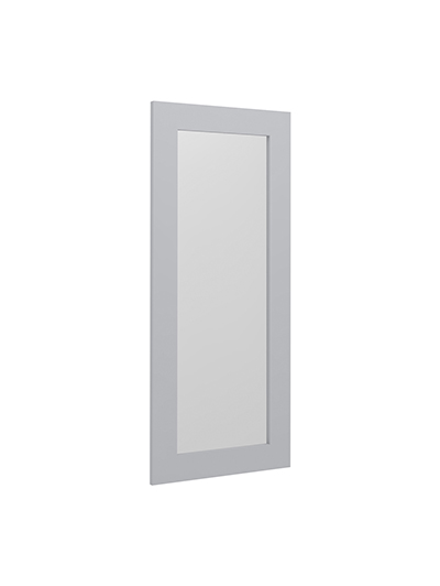 18 in. W x 42 in. H Glass Door – Lait Grey Shaker