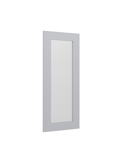 30 in. W x 36 in. H Glass Door – Lait Grey Shaker