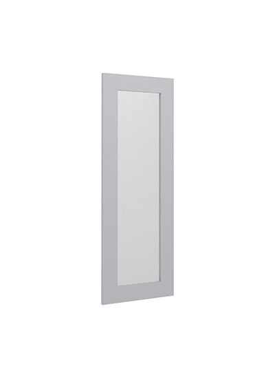 30 in. W x 42 in. H Glass Door – Lait Grey Shaker