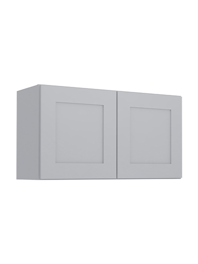 Lait Grey Shaker W3318b Bridge Wall Cabinet Closed