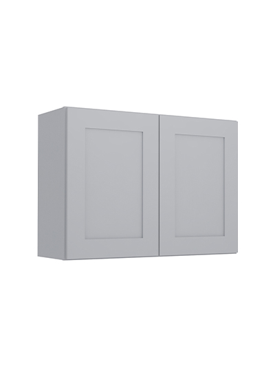 Lait Grey Shaker W3324b Bridge Wall Cabinet Closed