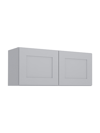 Lait Grey Shaker W3615b Bridge Wall Cabinet Closed