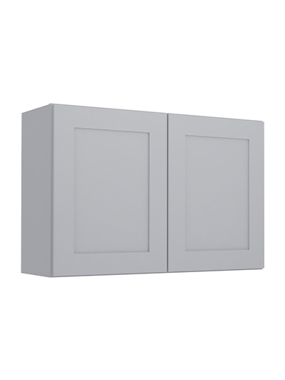 Lait Grey Shaker W3624b Bridge Wall Cabinet Closed