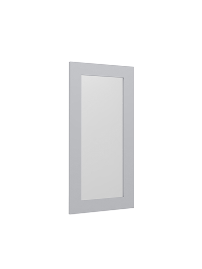 36 in. W x 36 in. H Glass Door – Lait Grey Shaker
