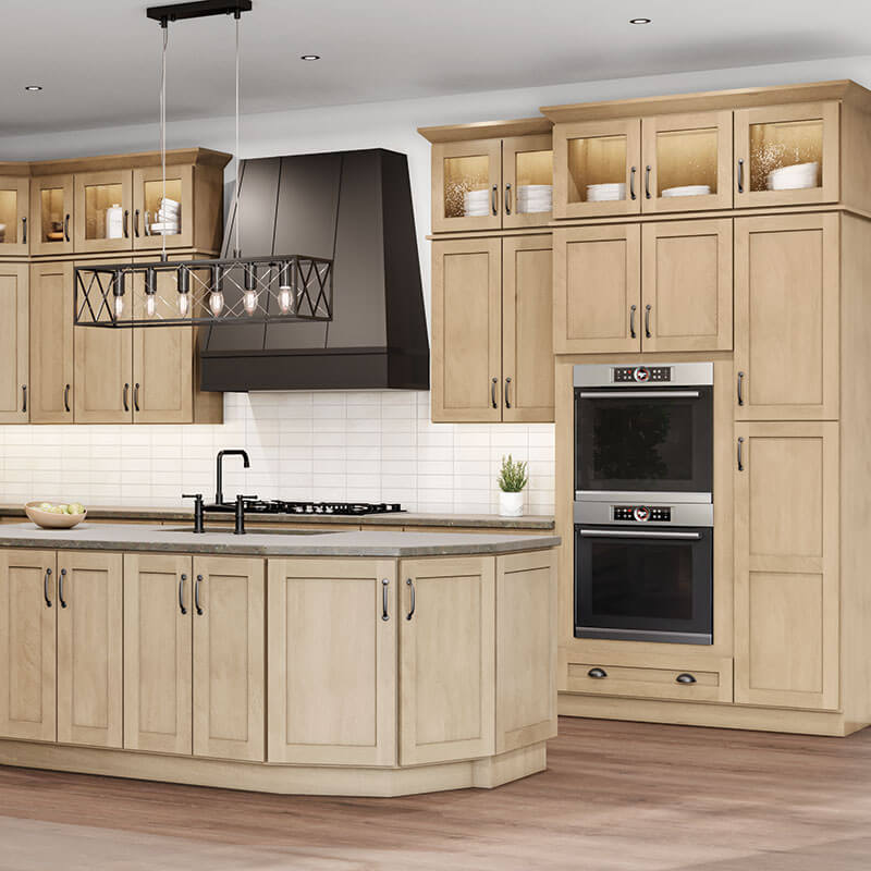 Shaker Honey Kitchen Cabinets | CabinetSelect