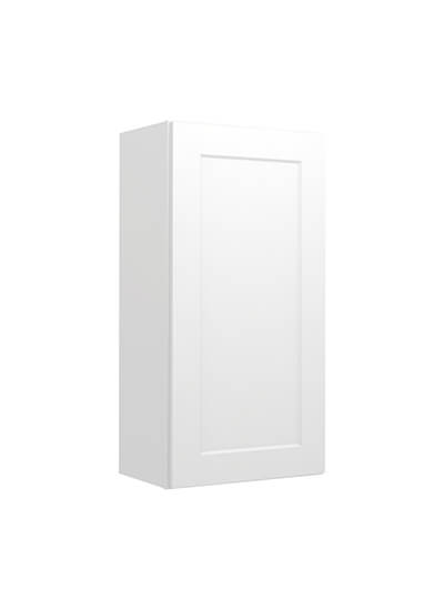 Shaker White W2136 Single Door Wall Closednew