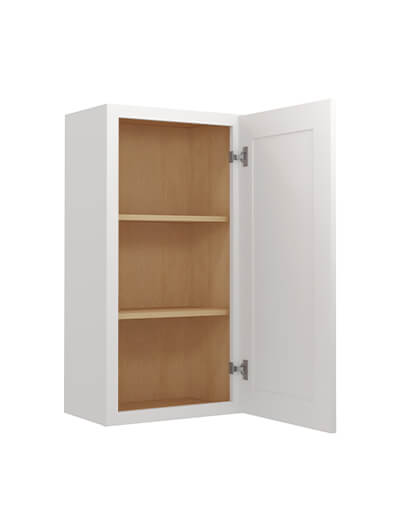 WS-W2136: Shaker White 21″ Single Door 36″ High Wall Cabinet