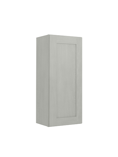 Nova Light Grey Shaker W1536 Single Door Wall Closed